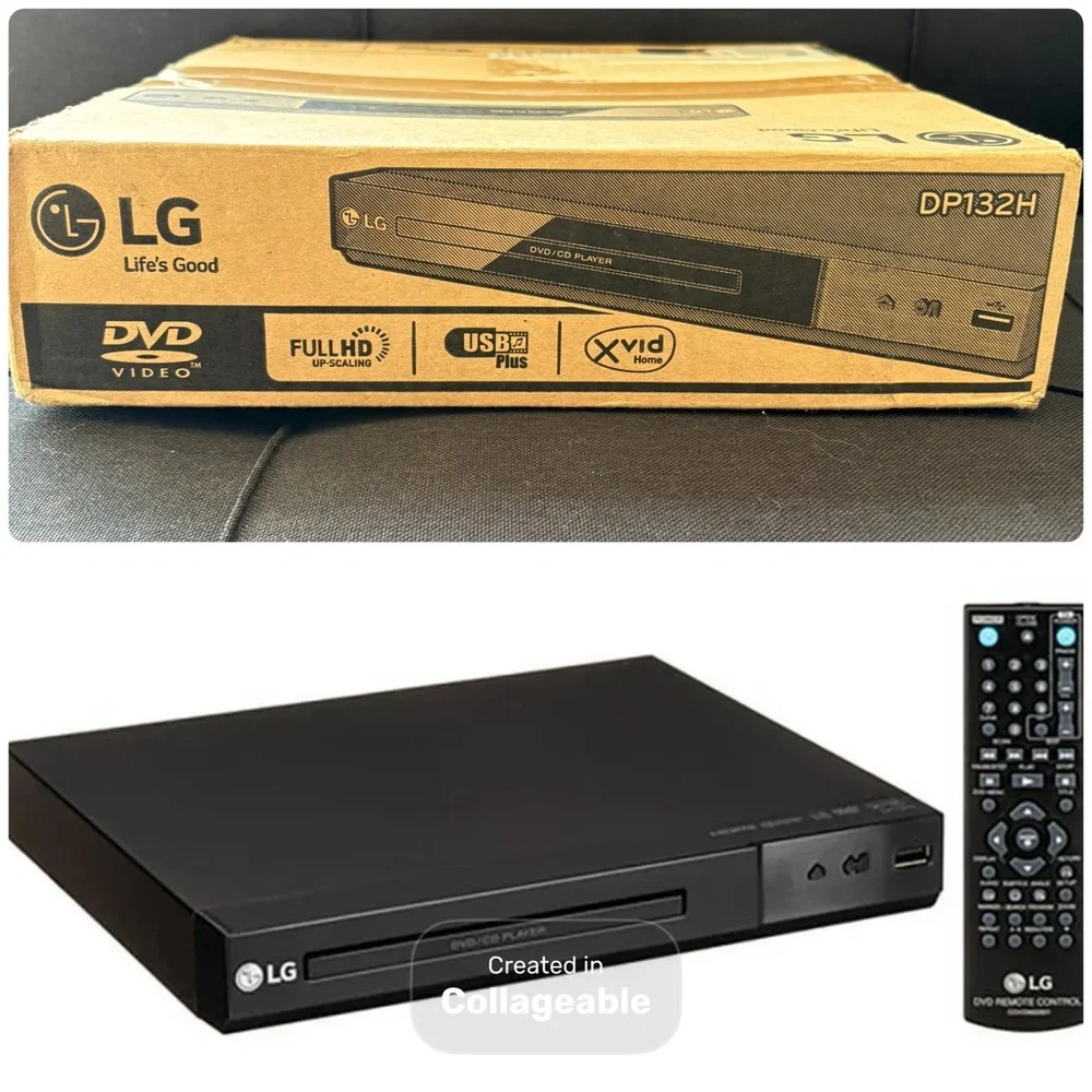 LG DP132H Multi Format 1080p Upscaling DVD Player